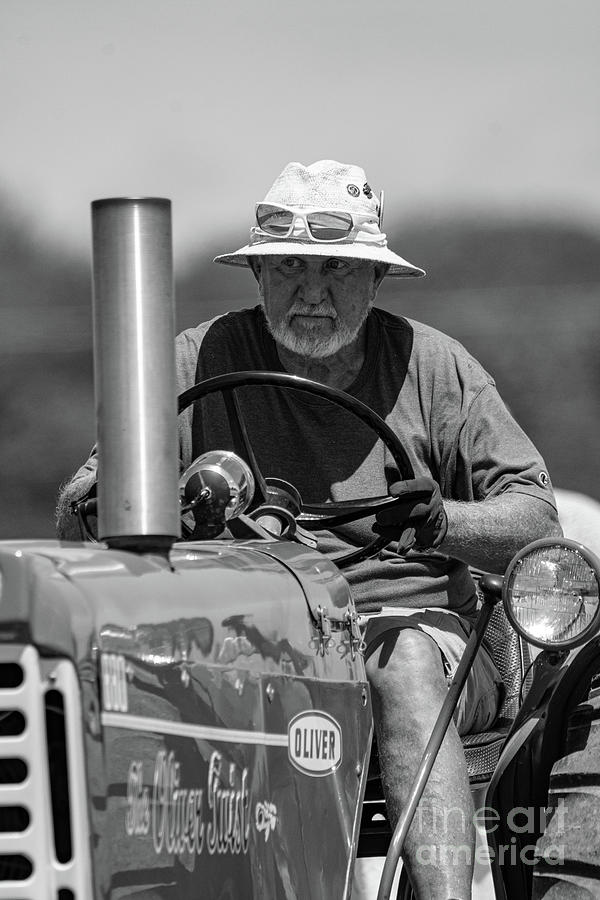 Black And White Photograph - Tractor Pulling - 27 by David Bearden