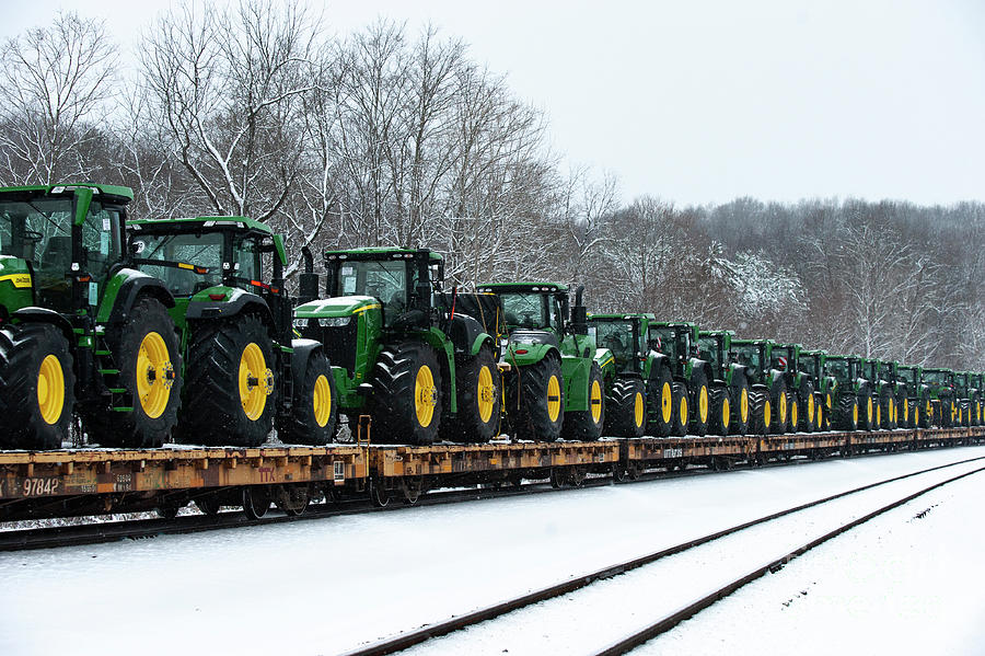 Tractor Train Photograph by Chad Lilly | Pixels