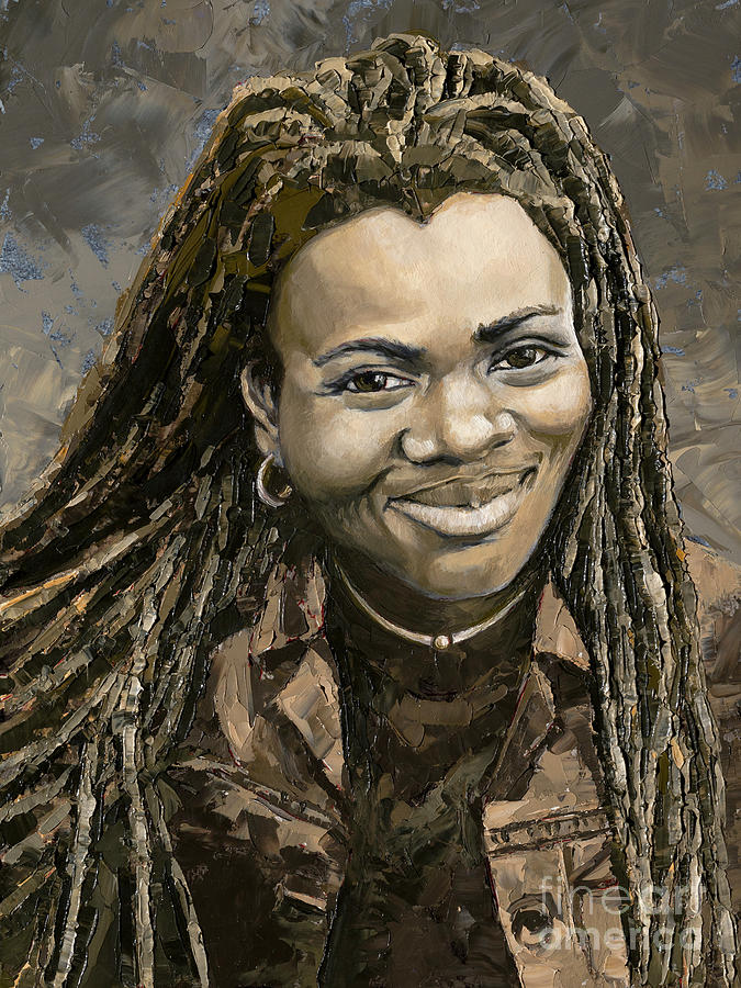 Tracy Chapman, 2020 Painting by PJ Kirk