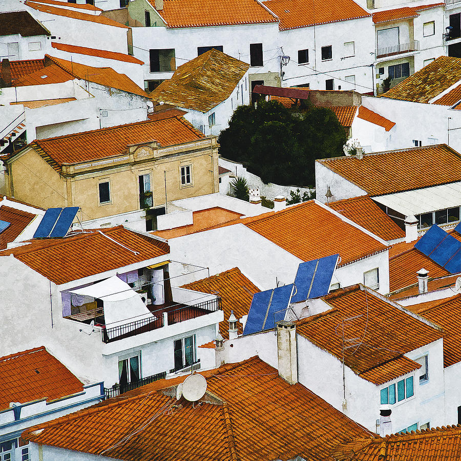 Tradition meets modernity in Odeceixe village Algarve Portugal Digital Art by Western Exposure