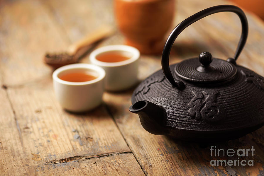 Traditional asian tea still life Photograph by Jelena Jovanovic
