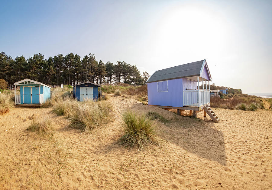 Traditional beach huts Photograph by Chris Yaxley