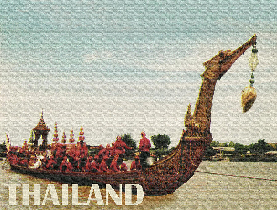 Landmark Photograph - Traditional Boat in Thailand by Long Shot