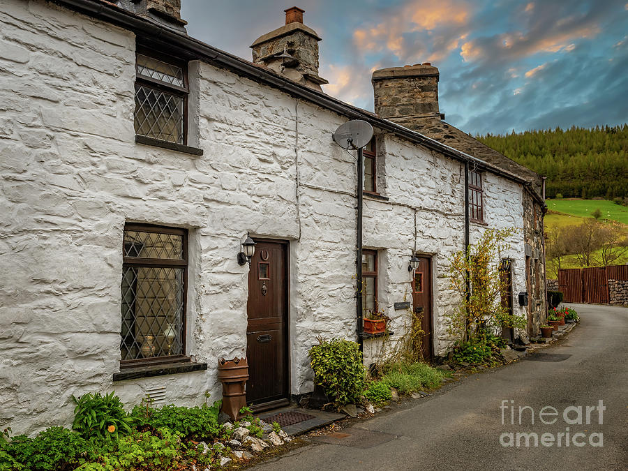 Traditional Cottages Wales Photograph by Adrian Evans