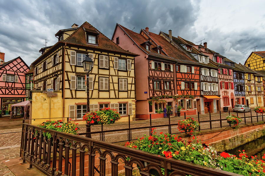 Traditional Half-timbered Houses In Colmar, Alsace, France Photograph