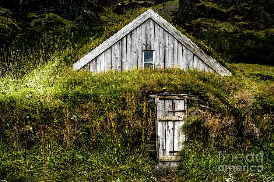 Traditional Icelandic Turf House Photograph by M G Whittingham