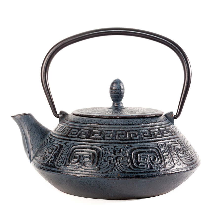 traditional Japanese iron teapot Photograph by Annaia