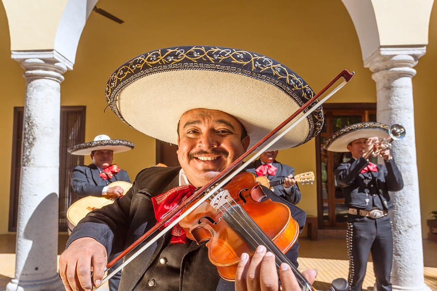 Traditional Mariachi band, Yucatan, Mexico Photograph by Matteo Colombo