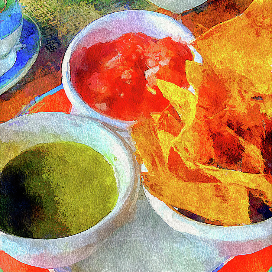 Traditional Mexican Chips and Salsa Photograph by Tatiana Travelways