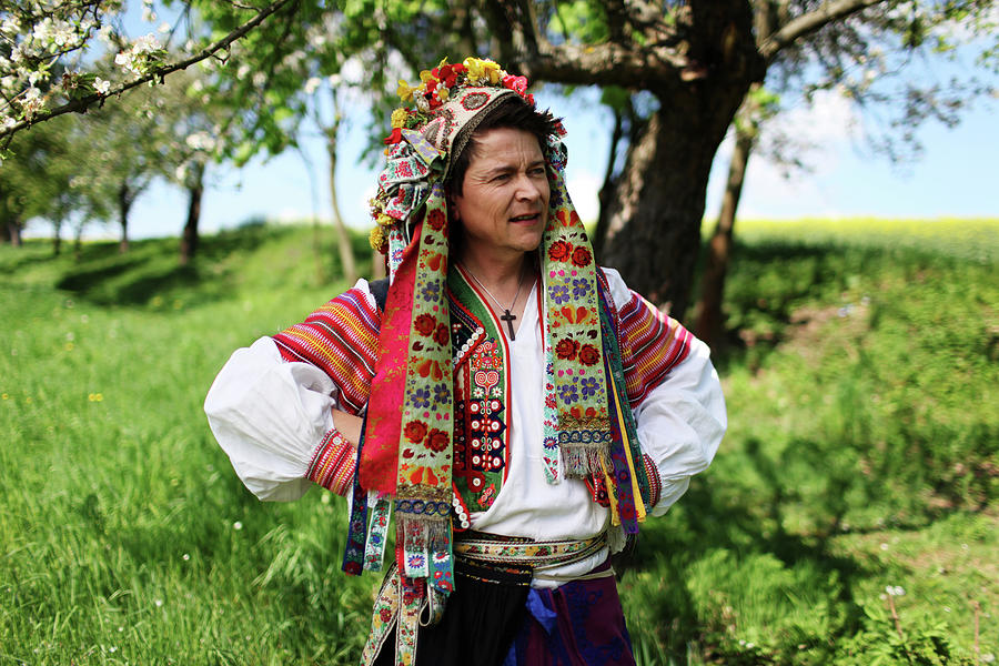 Traditional moravian costumes hi-res stock photography and images