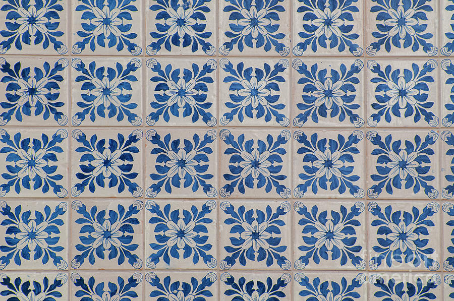 Traditional Portuguese tiles l5 Photograph by Ilan Rosen