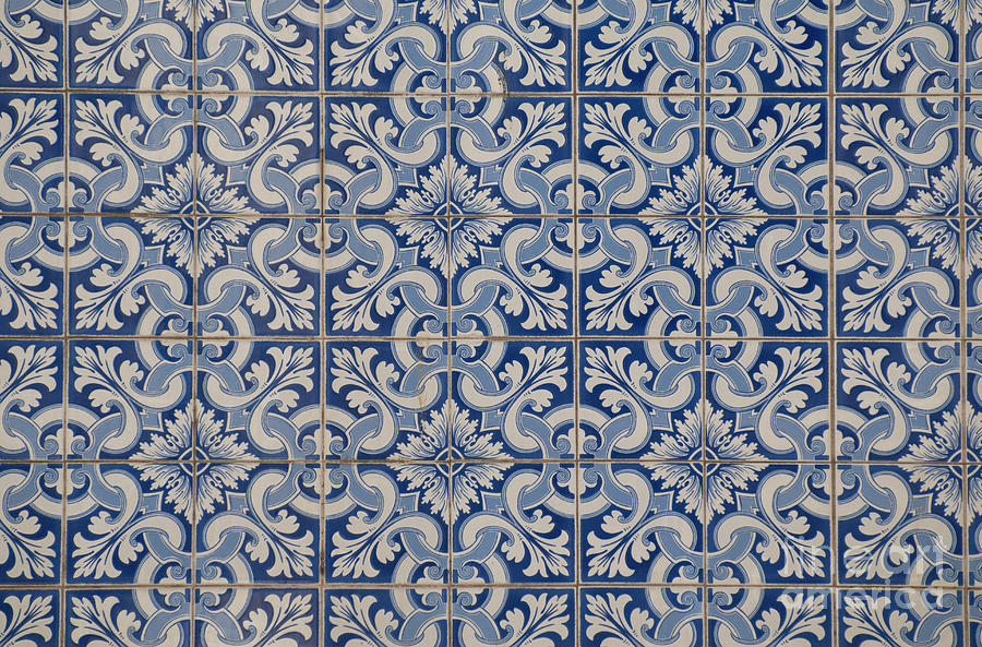 Traditional Portuguese tiles l6 Photograph by Ilan Rosen