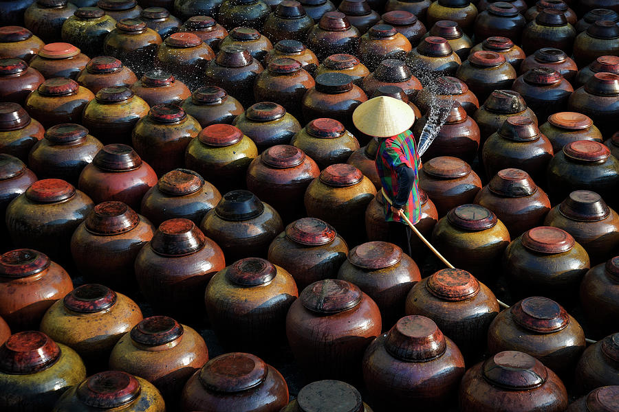 Traditional soy sauce craft #3 Photograph by Khanh Bui Phu