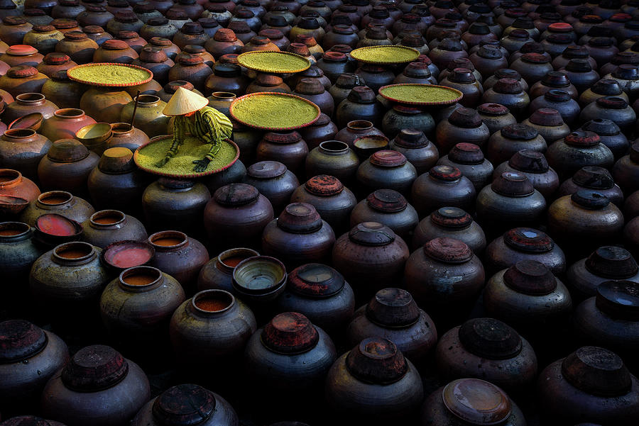 Traditional soy sauce craft #7 Photograph by Khanh Bui Phu