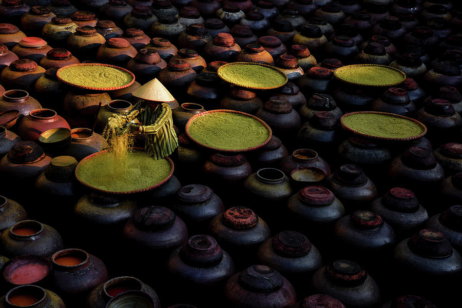 Traditional soy sauce craft #8 Photograph by Khanh Bui Phu