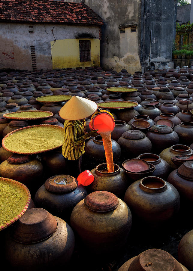 Traditional soy sauce craft #9 Photograph by Khanh Bui Phu