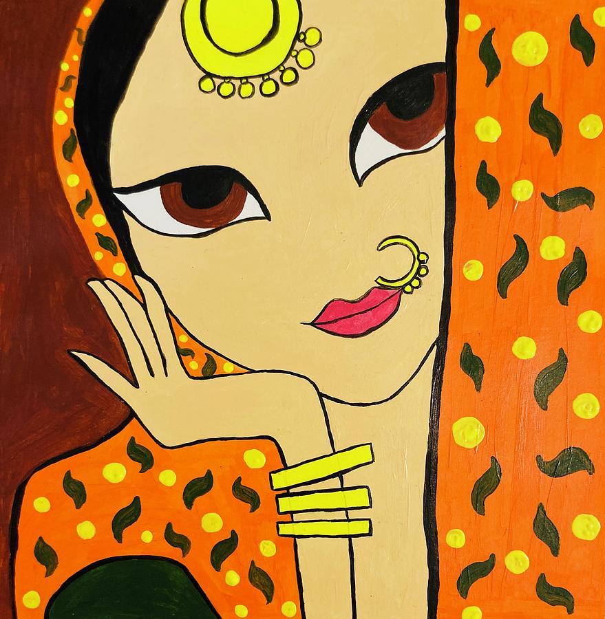 Kausar Art - Traditional Indian beauty....😊😀 | Facebook