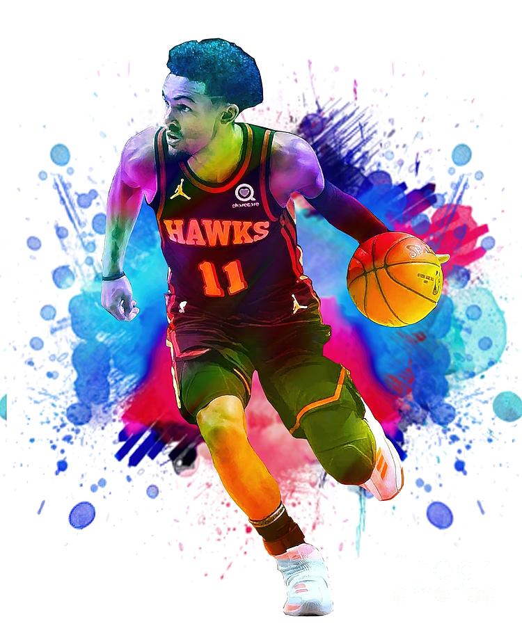 Trae Young Painting by Gary Hall Pixels