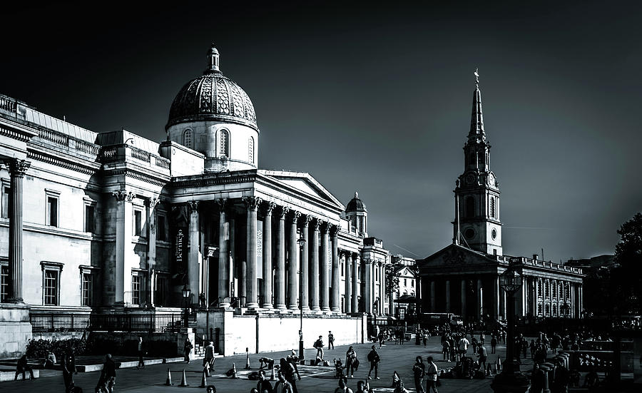 Trafalgar Square Photograph by Andrew Matwijec