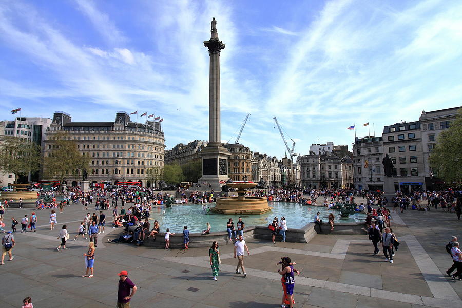 Trafalgar Square, London, England Photograph by Aidan Moran