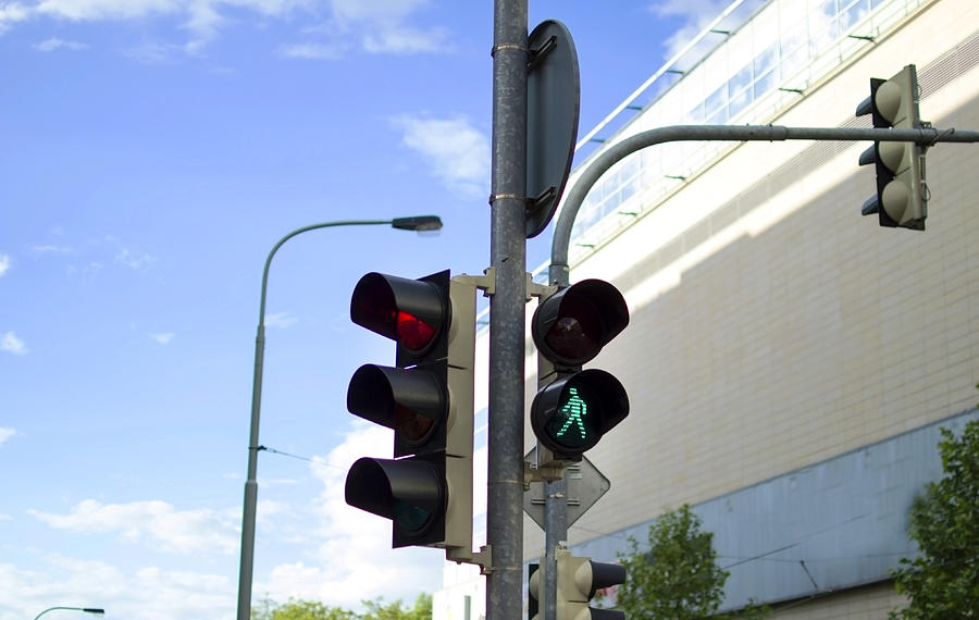 Traffic light at the intersection Photograph by Gorvik