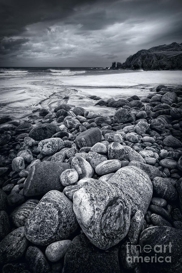  Isle of Lewis Traigh Dhail MorScotland Mono Photograph by Barbara Jones PhotosEcosse
