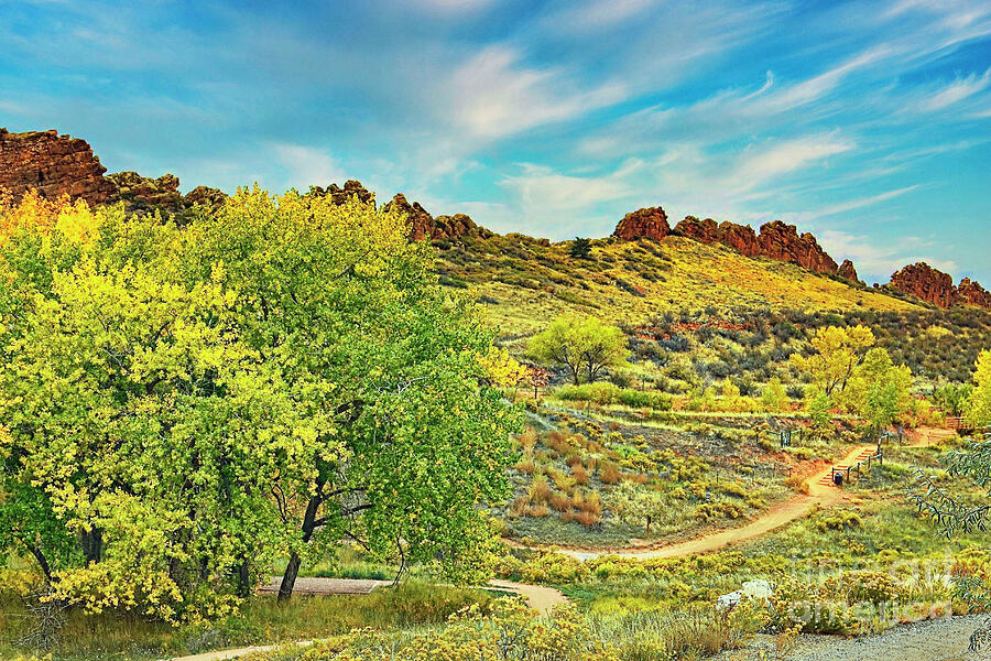Trail Along the Backbone Photograph by Jon Burch Photography Trail Along the Backbone Photograph by Jon Burch Photography
