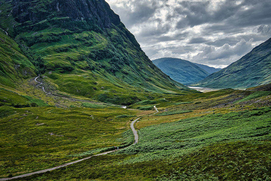 Trail by The Three Sisters #2 - Scotland Photograph by Stuart Litoff