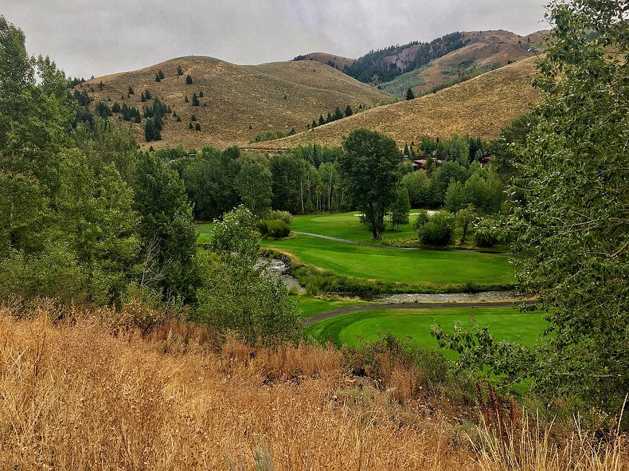 Trail Creek - Sun Valley Golf Course  Photograph by Jerry Abbott