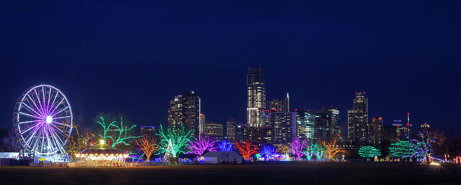 Trail Of Lights Photograph