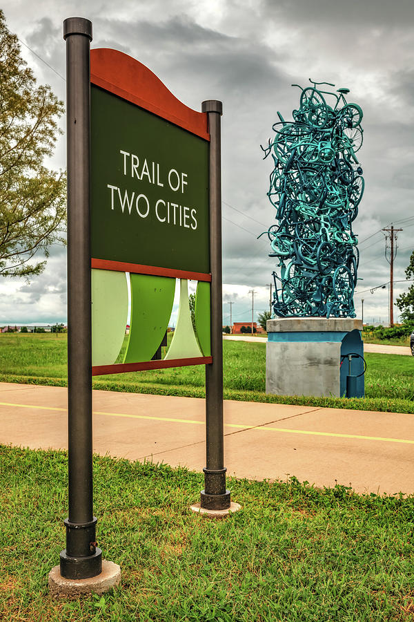 Trail Of Two Cities - Bentonville And Rogers Bike Trail Photograph
