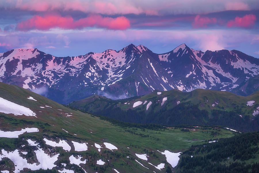 Rocky Mountain National Park Photograph - Trail Ridge Sunrise by Darren White