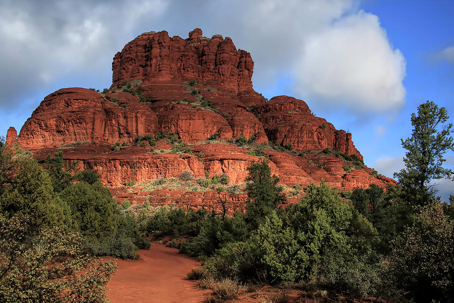 Winter Photograph - Trail to Bell Rock by Donna Kennedy