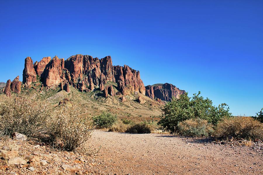 Trail To Superstition Mountain Photograph