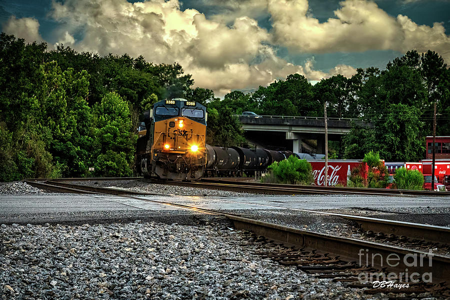 Train and Tracks Photograph by DB Hayes