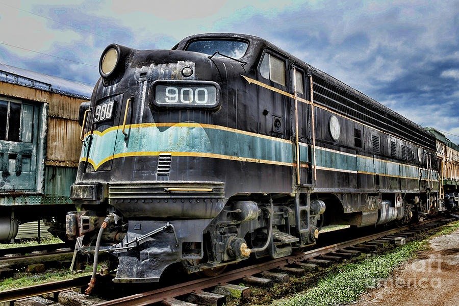 Transportation Photograph - Train - Art Deco Locomotive 900 by Paul Ward
