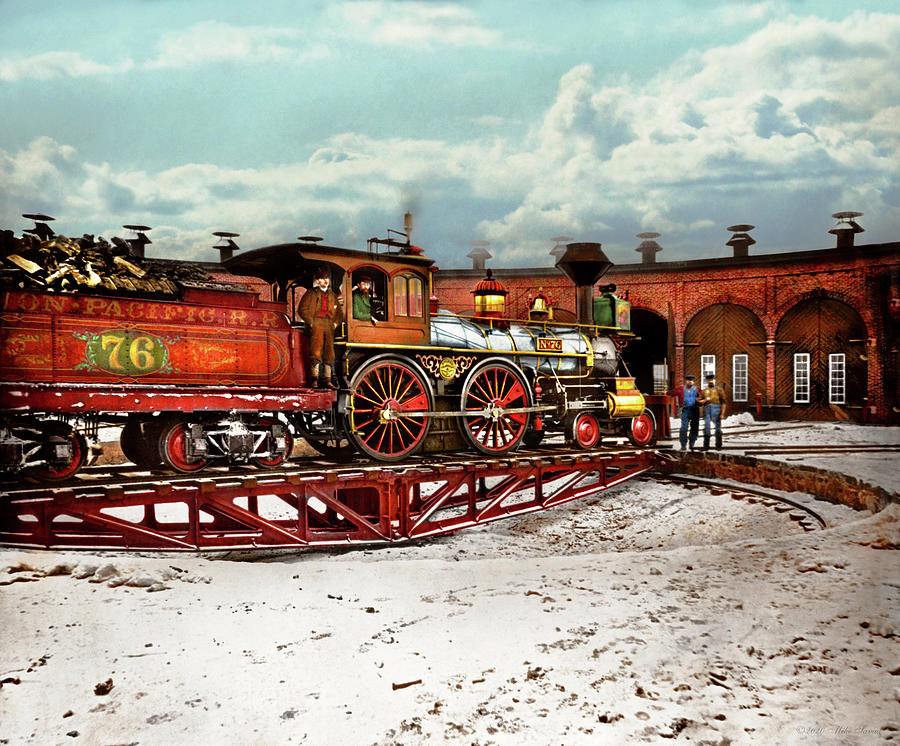 Train - Civil War - Love me tender 1869 Photograph by Mike Savad
