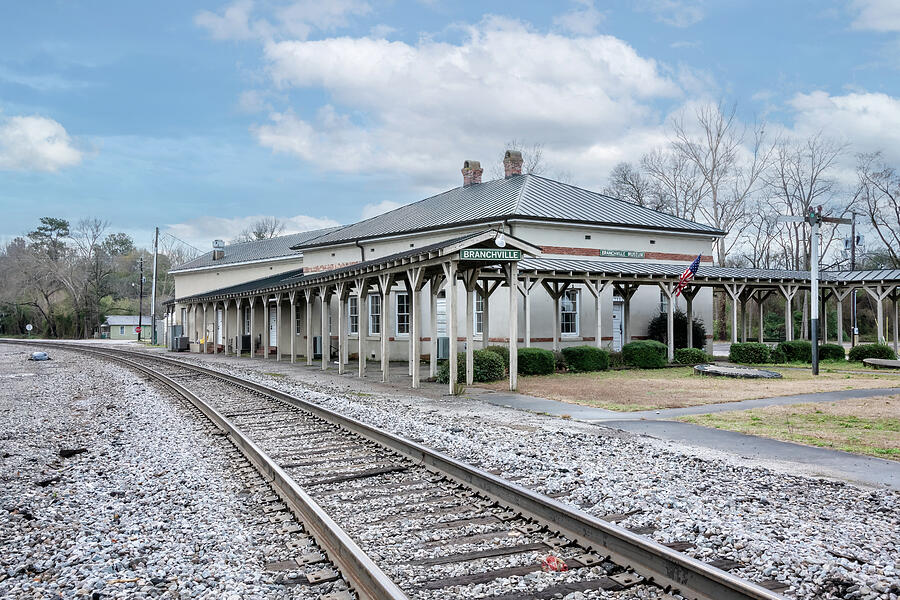 Train Depot - Historic - Branchville SC Photograph by John Kirkland
