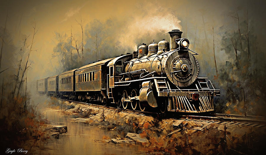 Locomotive Digital Art by Gayle Berry - Fine Art America