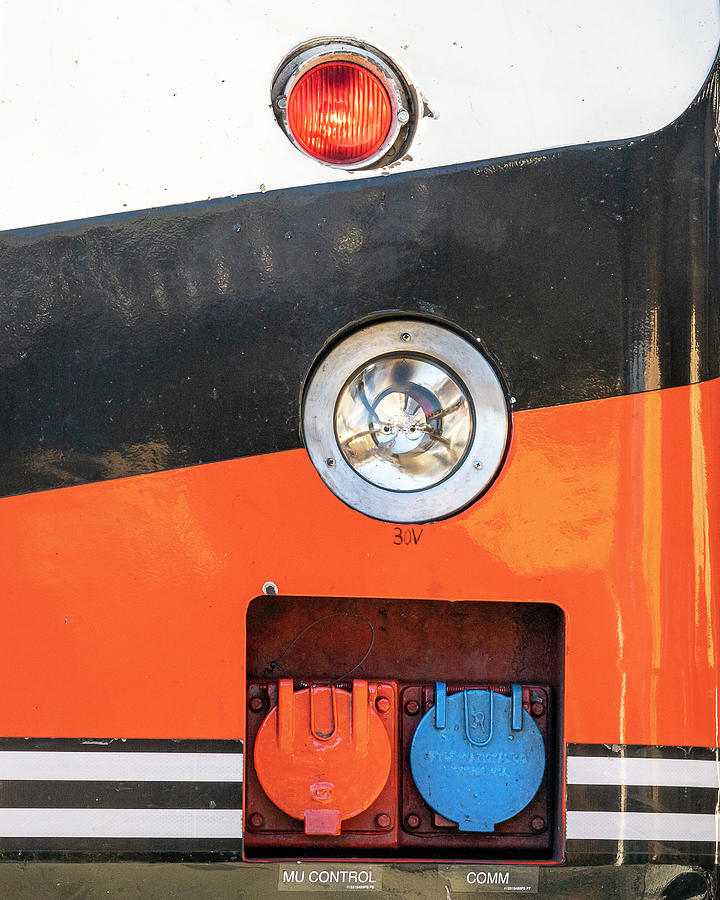 Train Headlight Photograph by Tracy Hammond - Fine Art America