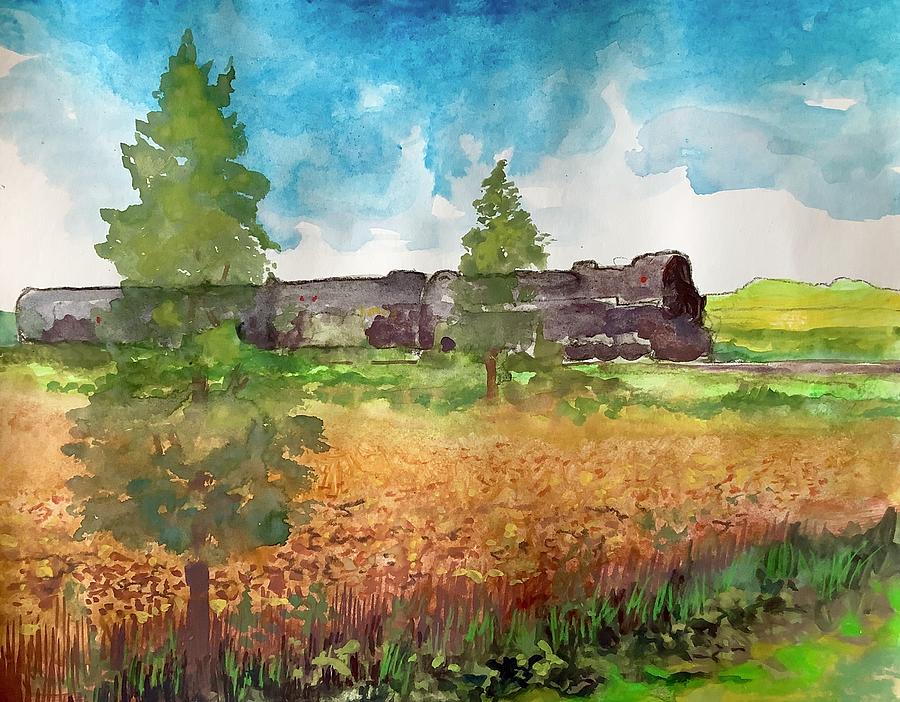 Train Painting by James Huntley