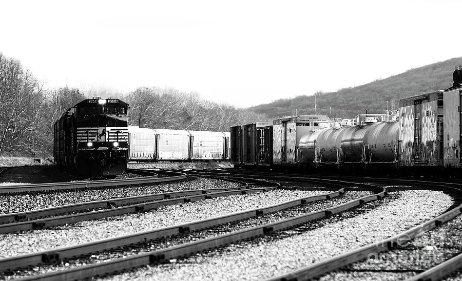 Train Lights in Behlehem Photograph by John Rizzuto