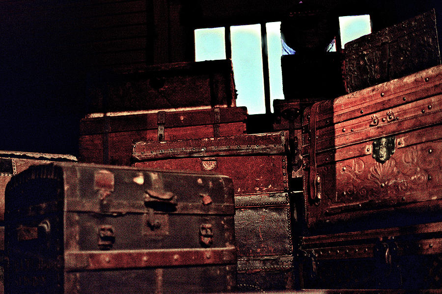 Train Luggage Photograph