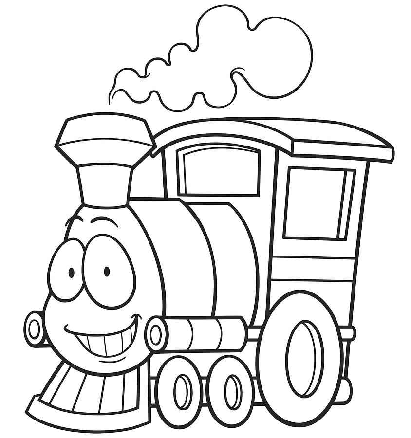 Train Drawing by Sararoom