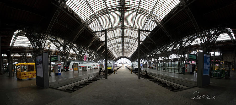 Train Station Leipzig Photograph by Frederic A Reinecke