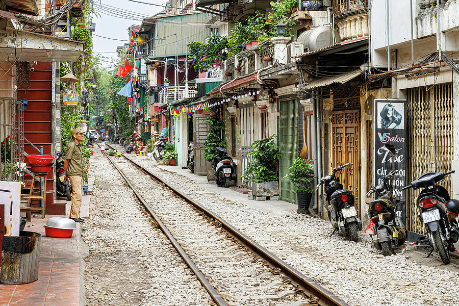 Hanoi Photograph - Train Street by Marla Brown