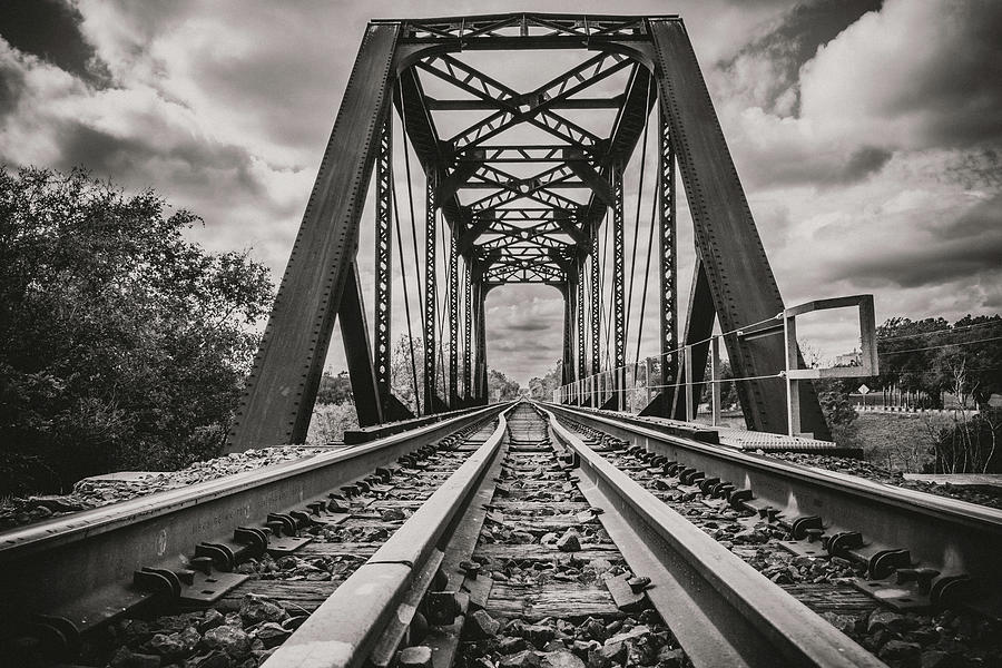 Train Track Perspective Photograph by Kelly Wade - Pixels