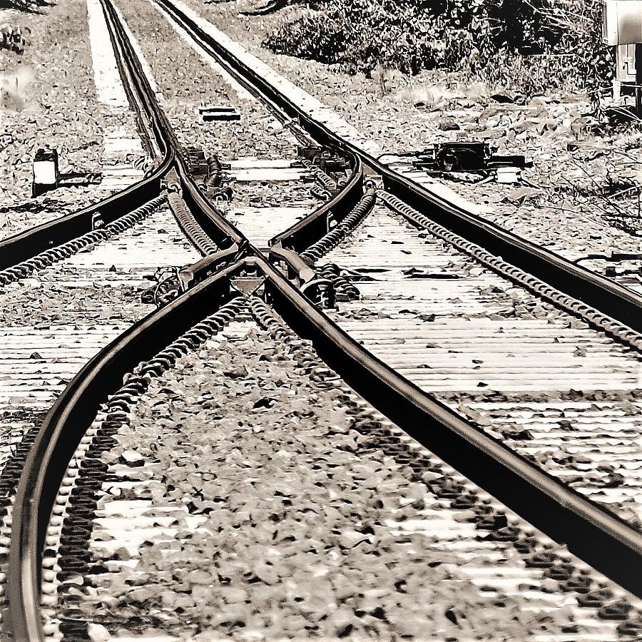 Train Tracks2 Photograph by John Linnemeyer