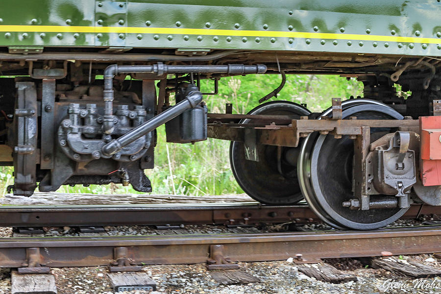 Train wheels Photograph by GLENN Mohs