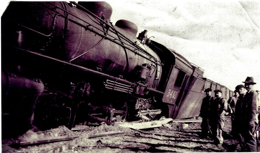 Train Wreck  Photograph by Brian Sereda